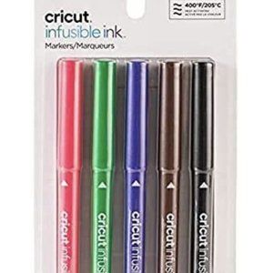 NWT Cricut Glitter Gel Pen Set Brights 5 Pack, Multicolor Bright Glitter Gel